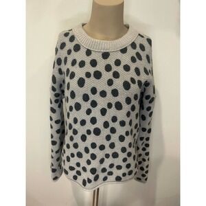 Women's Madewell Grey and Black Pika For Sweater size xxs